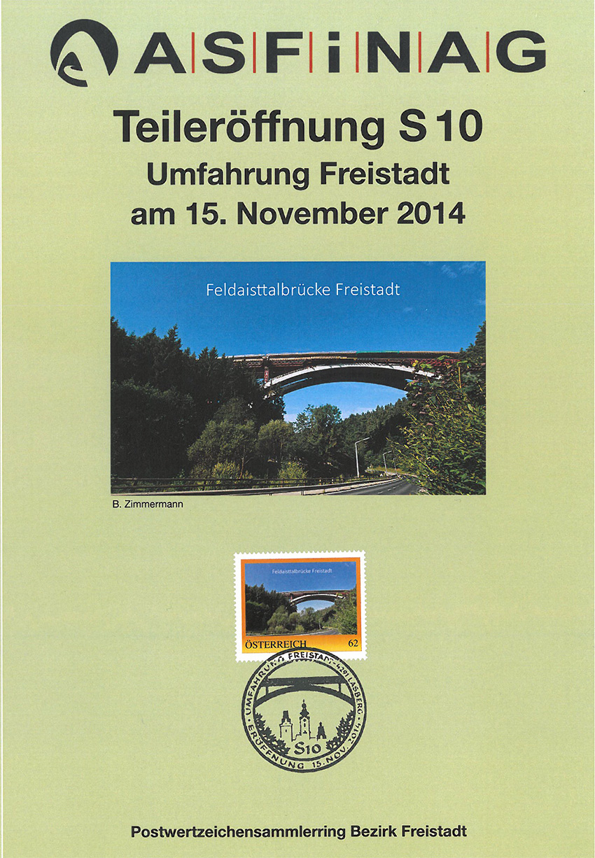 Erinnerungsblatt Teileröffnung S 10 2014