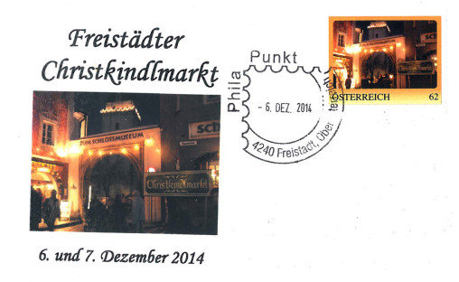 Schmuckkuvert Christkindlmarkt 2014