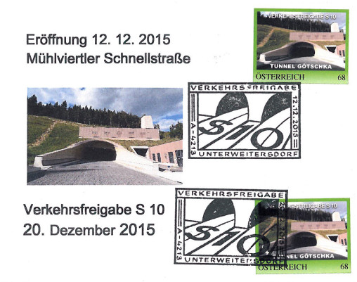Schmuckkuvert Eröffnung S 10 2015